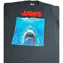 Load image into Gallery viewer, Universal Studios Jaws Shark Graphic T Shirt Black Men’s 2XL Movie Tee