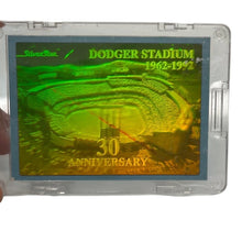 Load image into Gallery viewer, Dodger Stadium 30th Anniversary Hologram Card Night 1992 SilverStar MLB