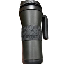 Load image into Gallery viewer, Starbucks 2018 Black Matte 16 oz Insulated Travel Mug Tumbler Handle Grip