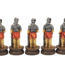 Load image into Gallery viewer, Vintage 2001 The Chessmen Roman Empire Chess Pieces Complete 32pc No Board