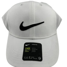 Load image into Gallery viewer, Nike Legacy91 Dri-FIT Youth Hat White Black Swoosh 942207-100 NWT