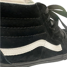 Load image into Gallery viewer, Vans Sk8-Hi Black Suede High Top Sneakers Women 7.5 Youth 6 Unisex Skate