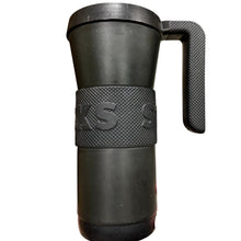 Load image into Gallery viewer, Starbucks 2018 Black Matte 16 oz Insulated Travel Mug Tumbler Handle Grip