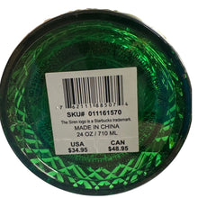 Load image into Gallery viewer, Starbucks Wicked Emerald City 24 oz Green Tumbler + Balloon Straw Topper New