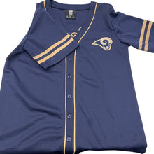 Load image into Gallery viewer, LA Rams Authentic NFL Jersey Blue Gold Small Stitched Logo