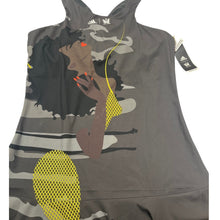 Load image into Gallery viewer, Adidas x Thebe Magugu Camo Long Tank Womens XL NWT AEROREADY