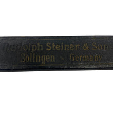 Load image into Gallery viewer, Rudolph Steiner Sons Solingen Straight Razor Vintage Green Rust