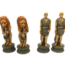 Load image into Gallery viewer, Vintage 2001 The Chessmen Roman Empire Chess Pieces Complete 32pc No Board