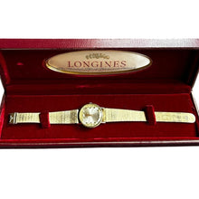 Load image into Gallery viewer, Vintage Longines Ladies 10K Gold Filled Watch Box Parts Repair Swiss
