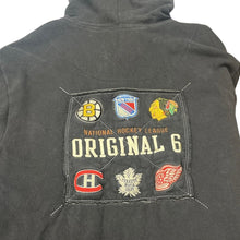 Load image into Gallery viewer, Old Time Hockey Original 6 NHL Hoodie Large Lace Up Patch Logo
