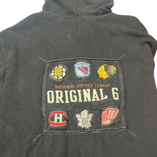 Load image into Gallery viewer, Old Time Hockey Original 6 NHL Hoodie Large Lace Up Patch Logo