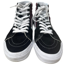 Load image into Gallery viewer, Vans Sk8-Hi Burgundy Black Suede High Top Skate Shoes Mens 9 Womens 10.5