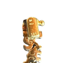 Load image into Gallery viewer, 14K Yellow Gold Elephant Bracelet 9.36 g Solid Gold Link Chain Jewelry