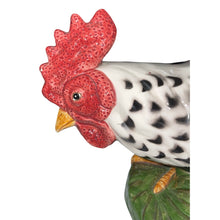 Load image into Gallery viewer, Fitz & Floyd 1992 Speckled Ceramic Rooster Chicken Figurine Vintage
