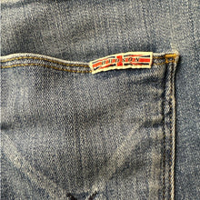 Load image into Gallery viewer, Hudson Jeans Womens Size 29 Straight Leg Crop Raw Hem Distressed Light Wash