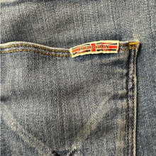 Load image into Gallery viewer, Hudson Jeans Womens Size 29 Straight Leg Crop Raw Hem Distressed Light Wash