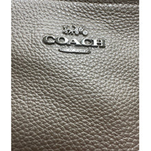 Load image into Gallery viewer, Coach Ava Tote F38878 Metallic Pebble Leather Snake Trim Zip Bag