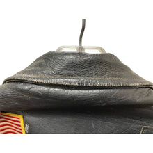 Load image into Gallery viewer, First Genuine Black Leather Jacket Harley Davidson Size 44