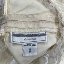 Load image into Gallery viewer, Vintage Jessica McClintock Gunne Sax Ivory Lace Dress XS 7/8 USA