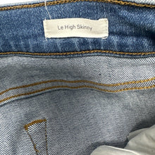 Load image into Gallery viewer, Frame Le High Skinny Leather Side Seam Piping Jeans Size 29