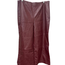 Load image into Gallery viewer, Faux Leather Guess Pants New Burgundy Size 12
