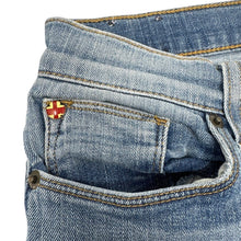 Load image into Gallery viewer, Hudson Jeans Womens Size 29 Straight Leg Crop Raw Hem Distressed Light Wash
