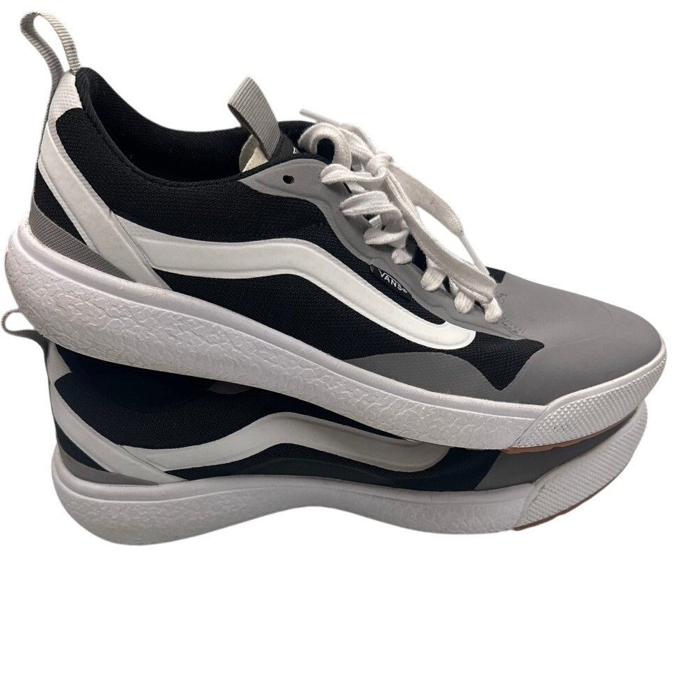 Vans Ultra Range Shoes Sneakers Size 8 Black White Gray 721356 Skater