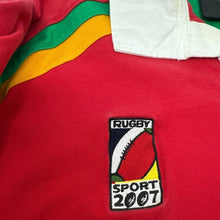 Load image into Gallery viewer, Vintage Portugal Rugby Jersey 2007 Lucy XL Red Cotton Embroidered Crest