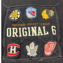 Load image into Gallery viewer, Old Time Hockey Original 6 NHL Hoodie Large Lace Up Patch Logo