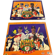 Load image into Gallery viewer, 1991 Upper Deck Comic 2 Albums (Full Sets) Looney Tunes MLB Warner Bros