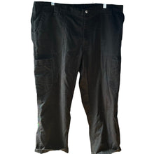 Load image into Gallery viewer, Carhartt Men's XL Short Black Ripstop Cargo Scrub Pants C54106S Drawstring