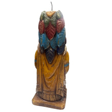 Load image into Gallery viewer, Vintage Candle Native American Figure