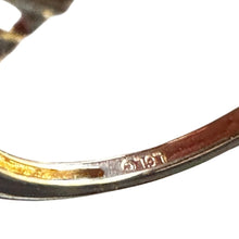 Load image into Gallery viewer, 10K Gold Heart Red Stone Ring White Topaz Accent Size 6.75 2.19g