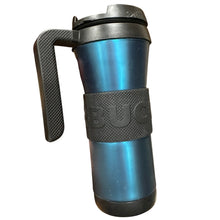 Load image into Gallery viewer, Starbucks 2018 Blue 16 oz Stainless Steel Travel Mug Tumbler Handle Grip Lid