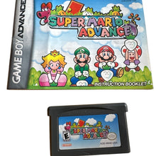Load image into Gallery viewer, Super Mario Advance GBA Game Boy Advance Cartridge Manual Tested Authentic