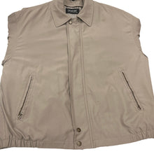 Load image into Gallery viewer, Newport Harbor Mens Large Beige Lightweight Zip Jacket