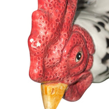 Load image into Gallery viewer, Fitz & Floyd 1992 Speckled Ceramic Rooster Chicken Figurine Vintage