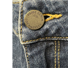 Load image into Gallery viewer, PAIGE Bobby Denim Cutoff Shorts Womens 29 Blue Stretch Raw Hem Jean Shorts