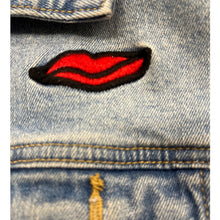 Load image into Gallery viewer, Stonewall Riots Pride Denim Jacket XS New York 1969 Lips Patch LGBTQ
