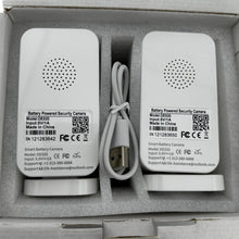 Load image into Gallery viewer, DE520 2-Pack 2K Wireless WiFi Security Cameras Rechargeable CloudEdge Open Box