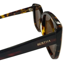 Load image into Gallery viewer, Bertha Natalia BRSBR016G Tortoise Brown Polarized Sunglasses New with Pouch