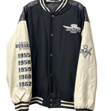 Load image into Gallery viewer, Vintage Steve & Barry’s Hot Rod Café Varsity Bomber Jacket Large