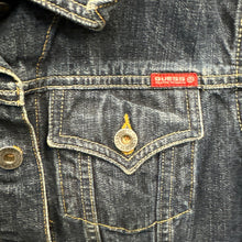 Load image into Gallery viewer, Vintage Y2K Guess Jean Jacket M Cropped Denim 90s Trucker