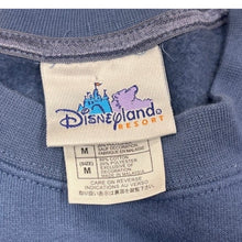 Load image into Gallery viewer, Disneyland Mickey Minnie Castle Embroidered Sweatshirt Blue Medium