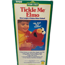 Load image into Gallery viewer, Vintage 1996 TYCO Tickle Me Elmo Sesame Street Working w Original Box
