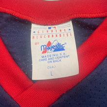 Load image into Gallery viewer, Cleveland Indians Barnes #1 Majestic Jersey Men’s XL Blue Red MLB Baseball