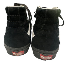 Load image into Gallery viewer, Vans Sk8-Hi Black Suede High Top Sneakers Women 7.5 Youth 6 Unisex Skate