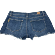 Load image into Gallery viewer, PAIGE Bobby Denim Cutoff Shorts Womens 29 Blue Stretch Raw Hem Jean Shorts