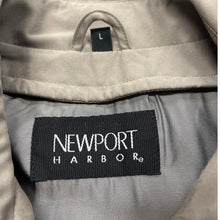 Load image into Gallery viewer, Newport Harbor Mens Large Beige Lightweight Zip Jacket