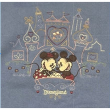 Load image into Gallery viewer, Disneyland Mickey Minnie Castle Embroidered Sweatshirt Blue Medium